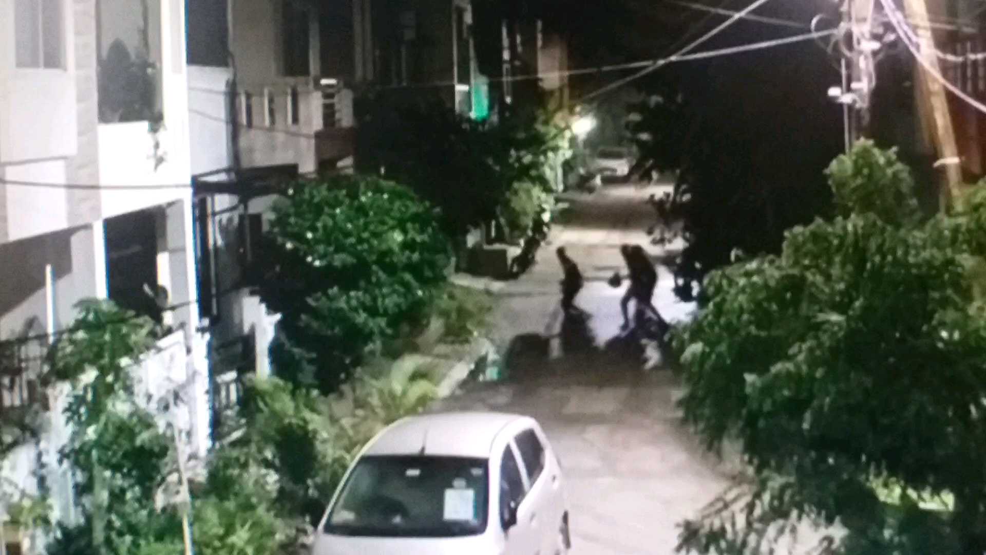 Accused seen in CCTV camera