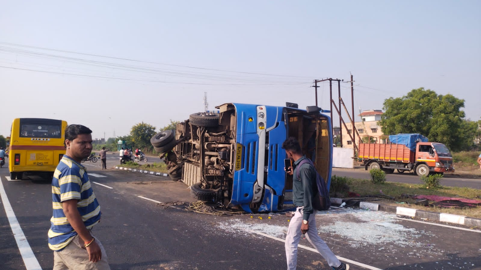 indore bus accident