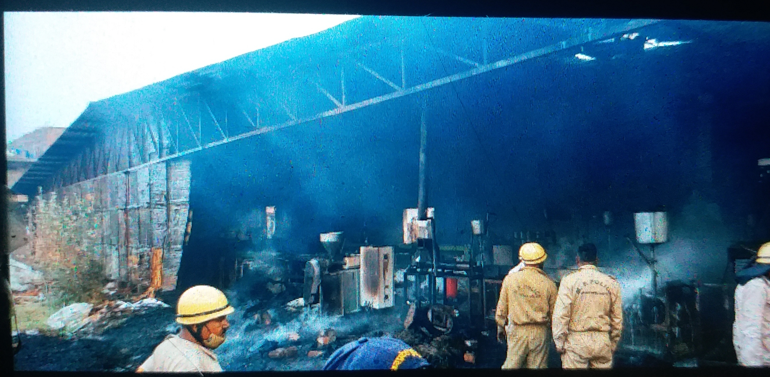 Fire in Indore Three Storey Building office