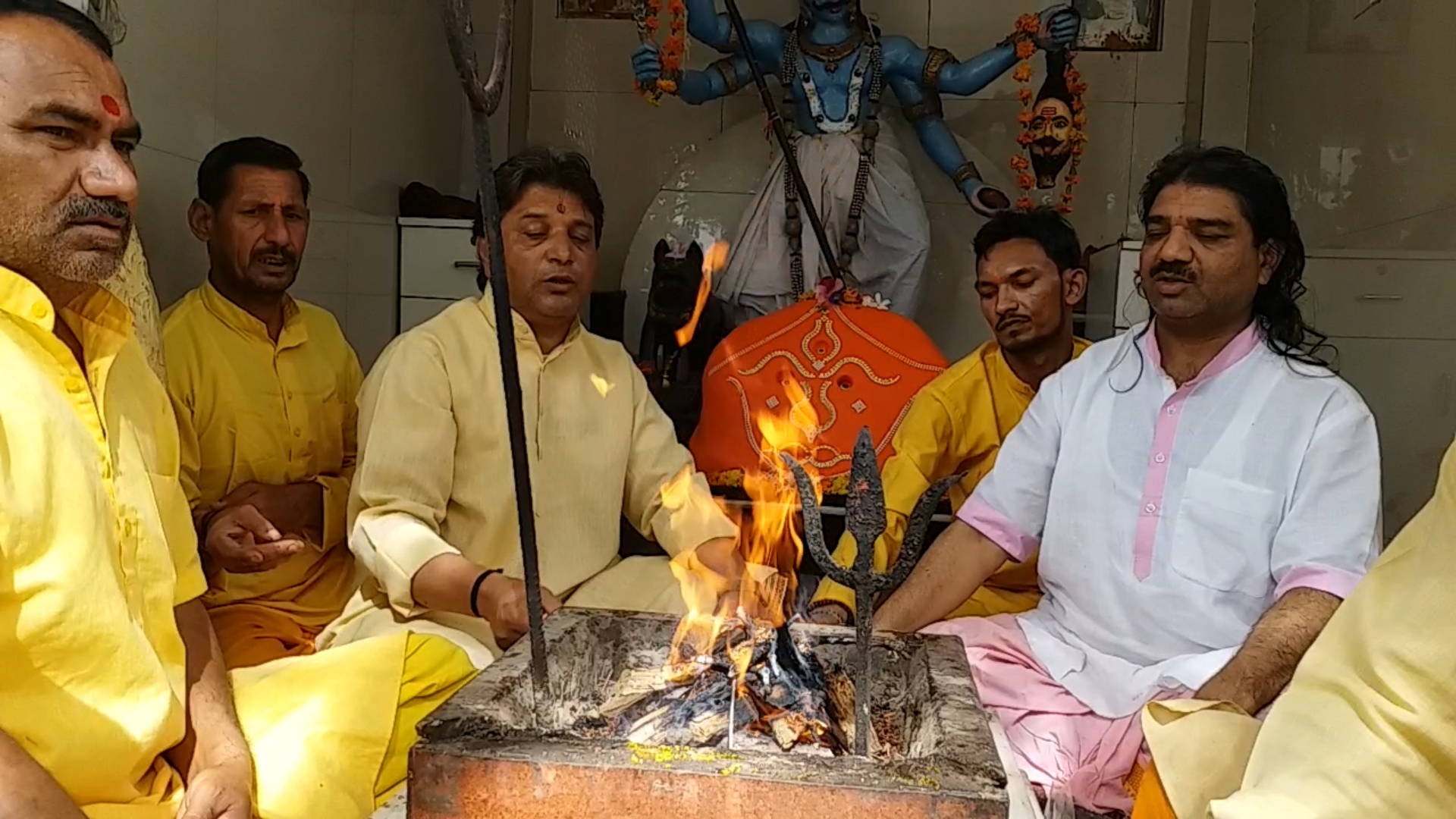 worship in Khajrana Temple for India victory in world cup semi-finals