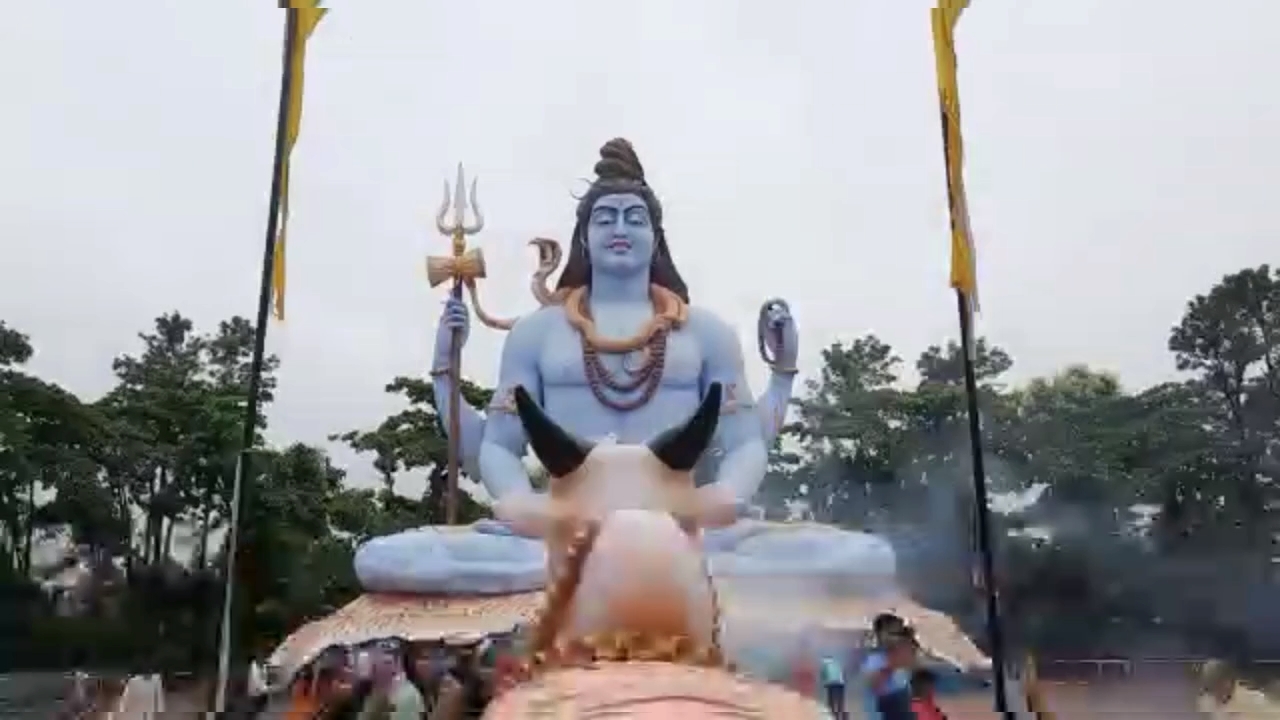 76 feet high Shiva statue in Jabalpur