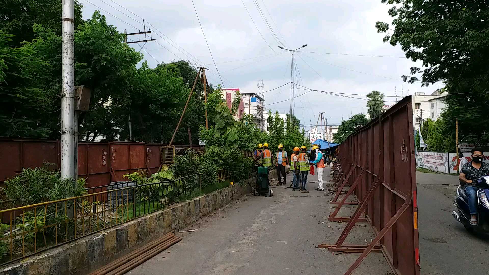 Fly over bridge work