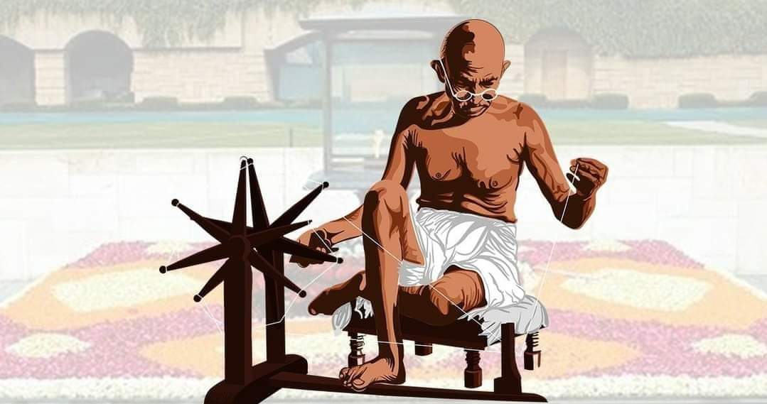 Father of the Nation Mahatma Gandhi