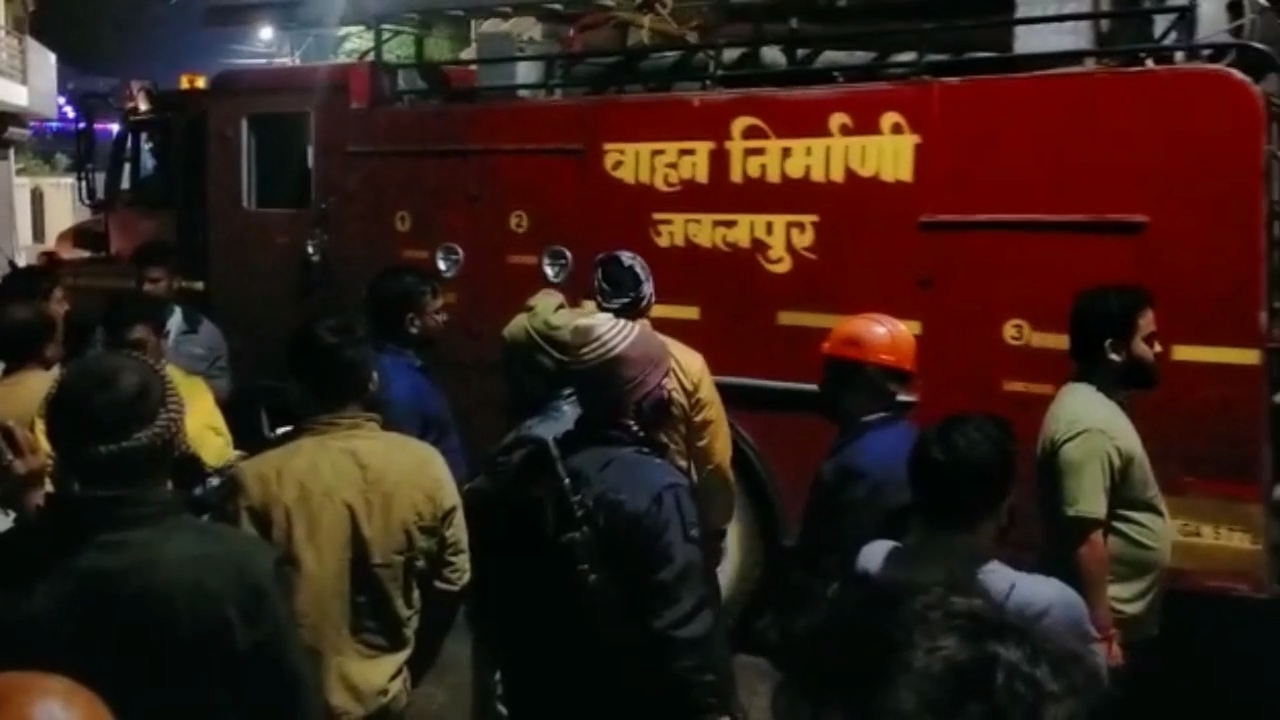 Fire in Godown in Jabalpur