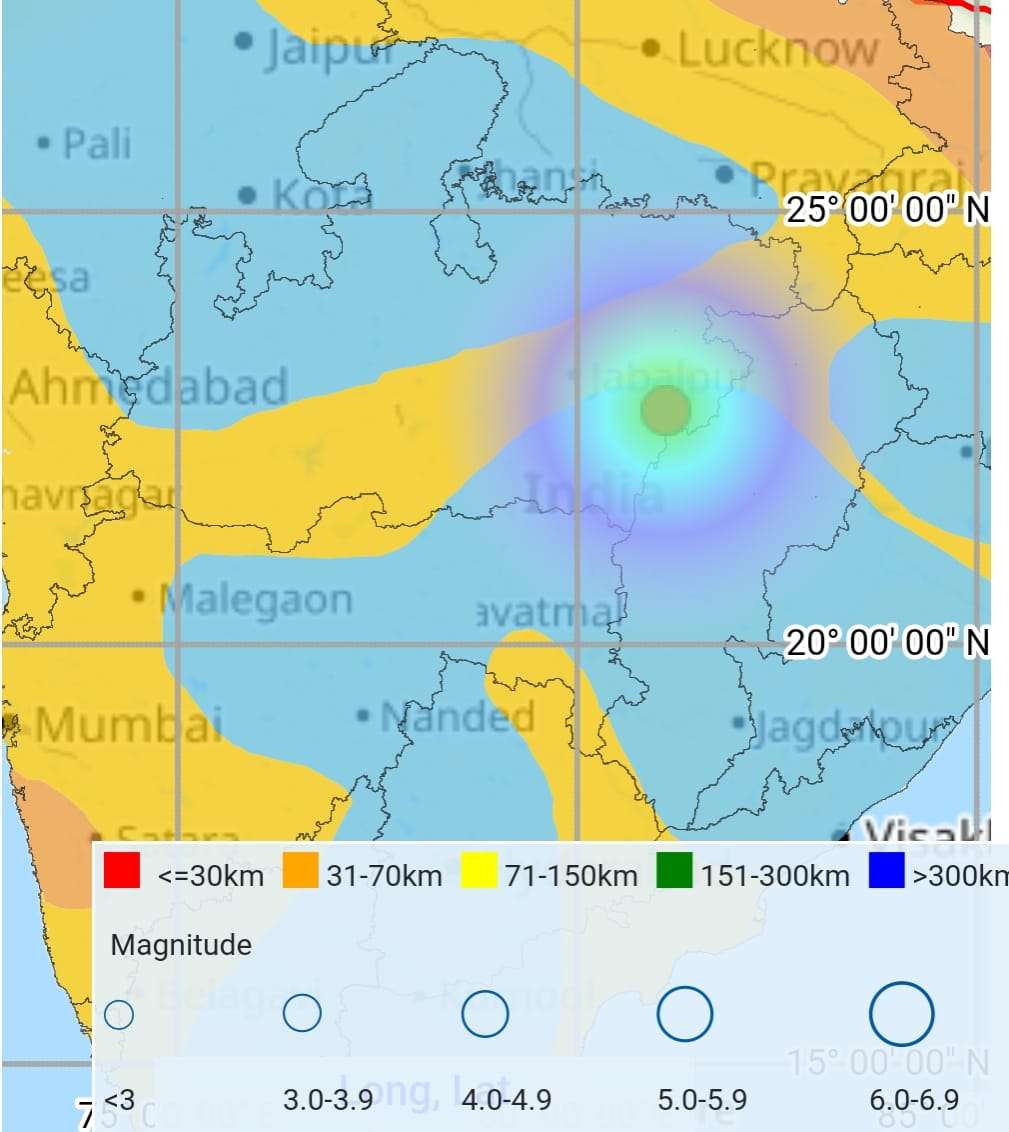 Earthquake in MP