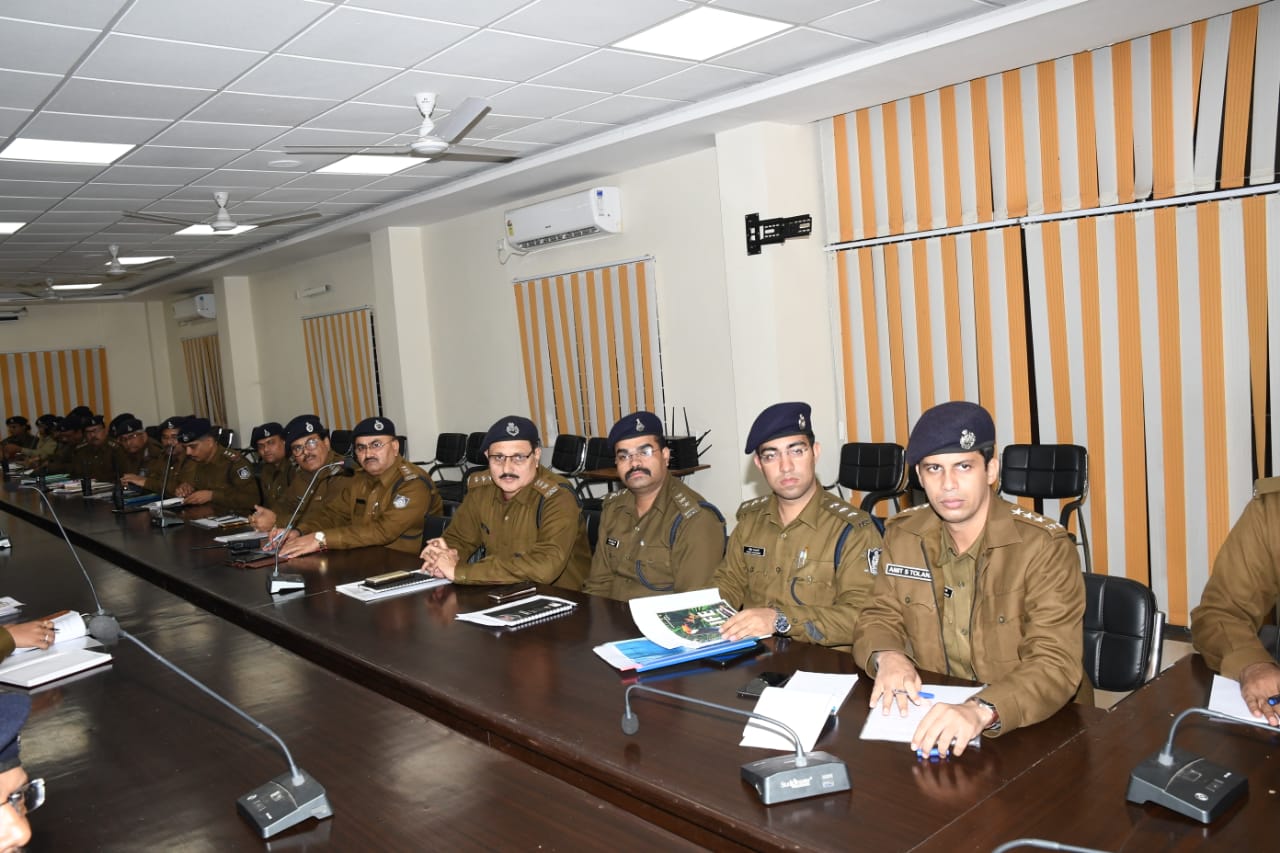 Police officers present in the meeting