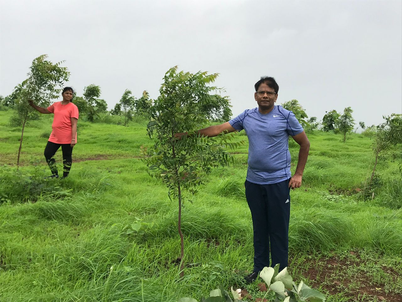 IPS Jain took care of plants like children