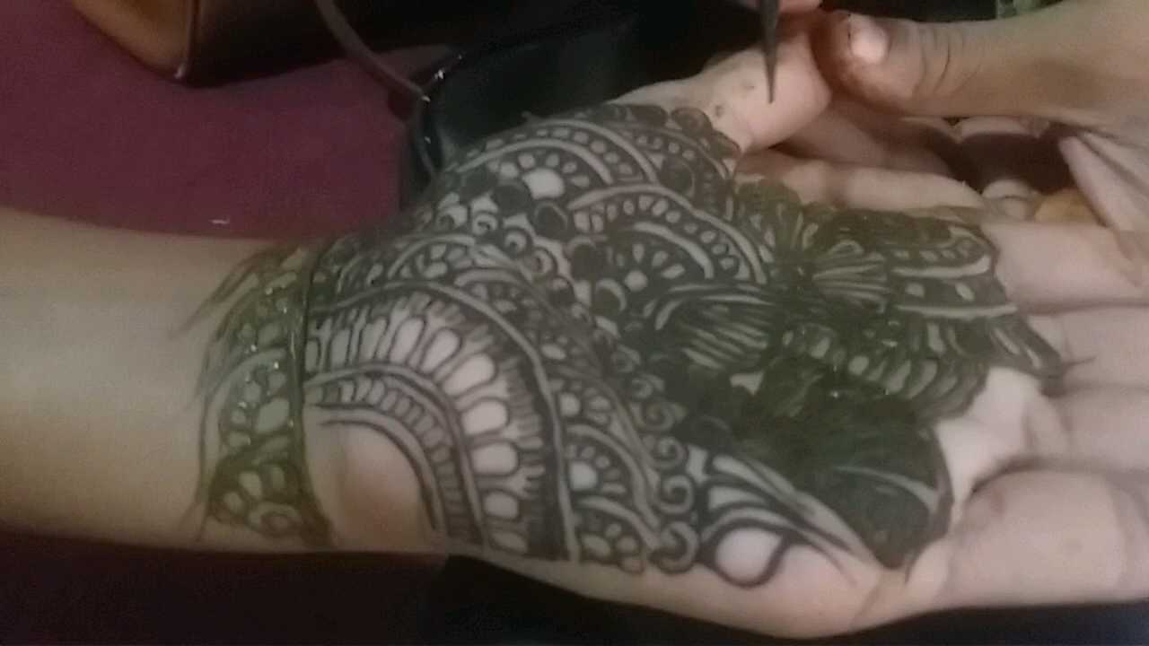 Participated in mehndi competition