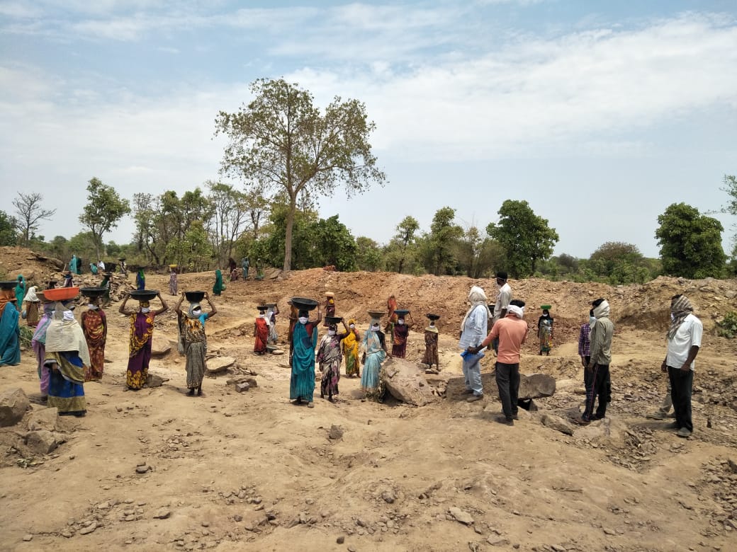 laborers getting employment under MNREGA