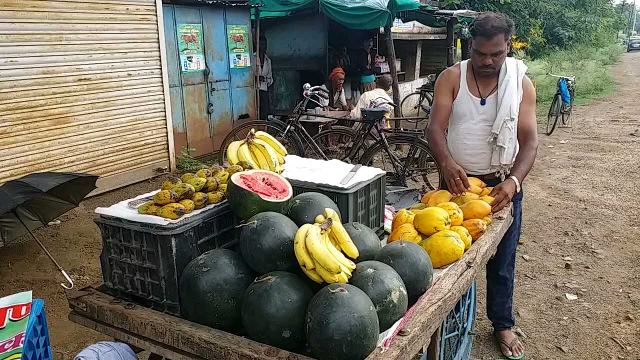 Bus conductor surviving fruit