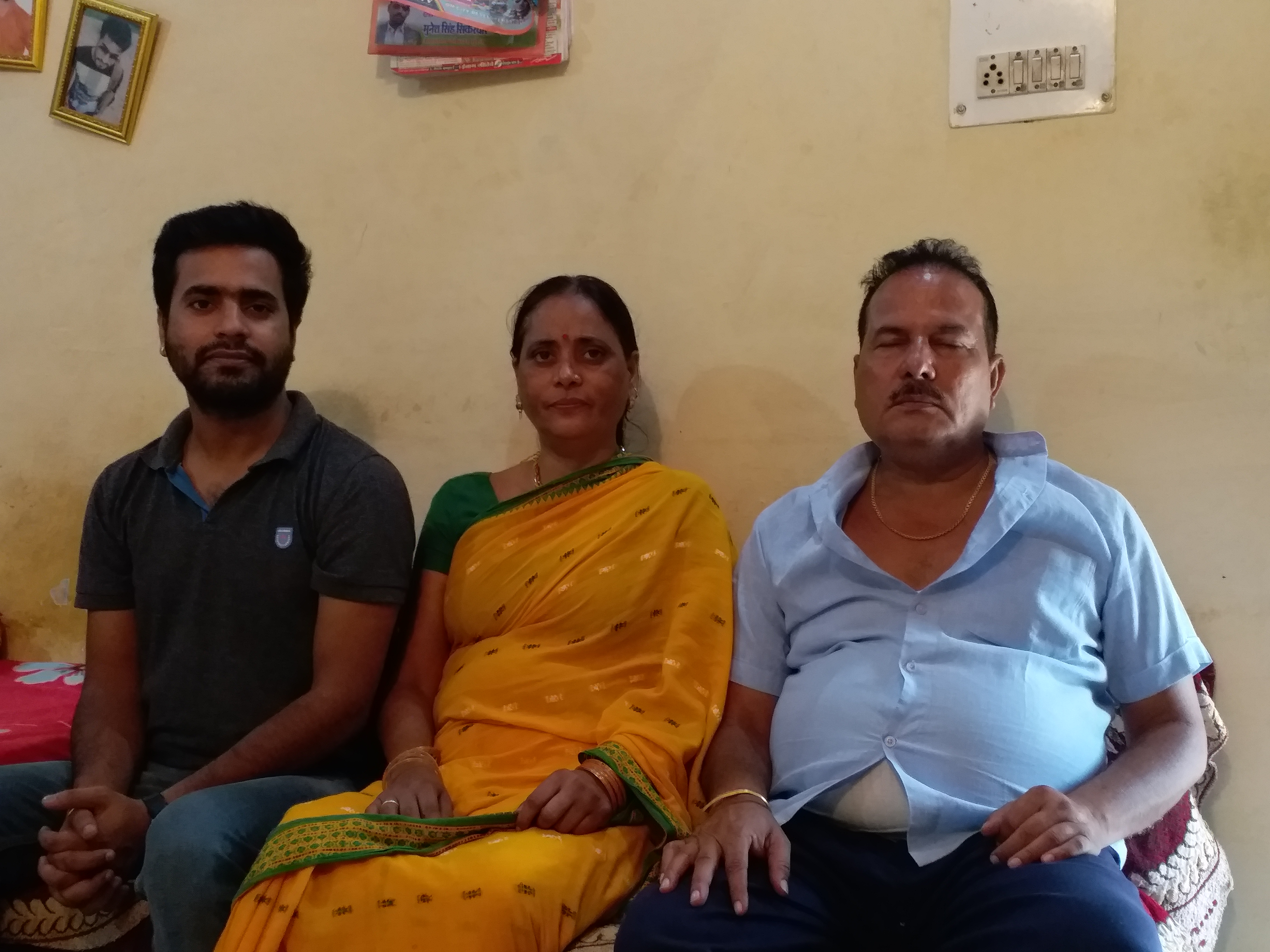 Yogendra Singh Tomar with family