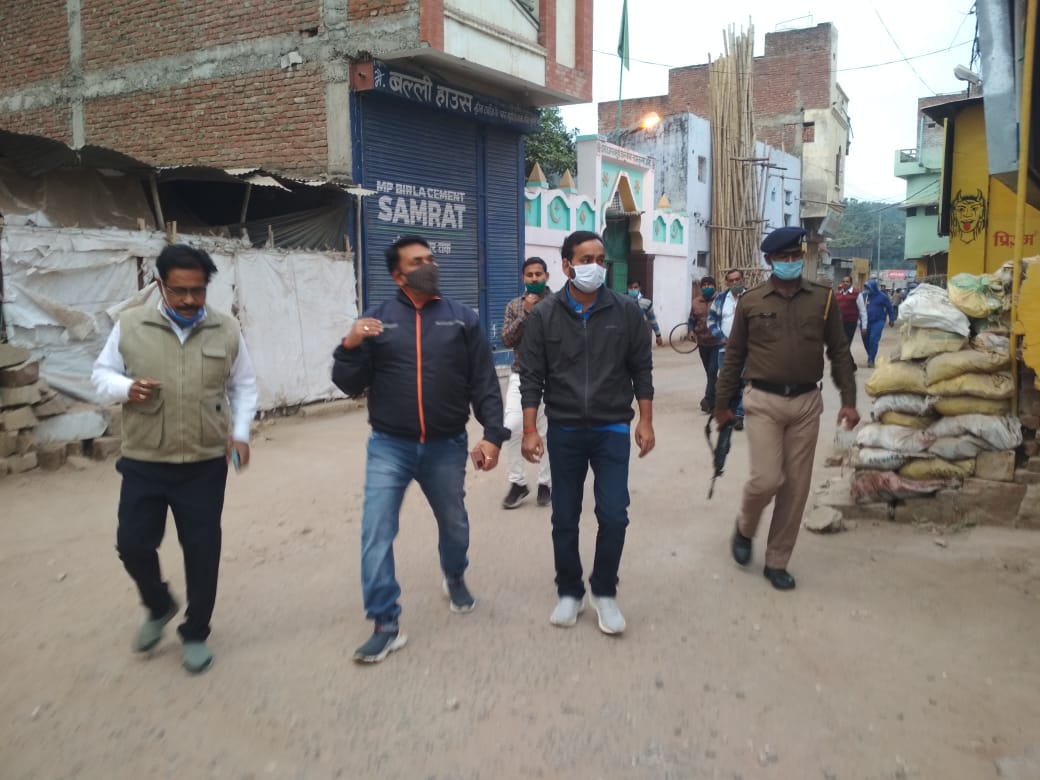 Collector Anurag Verma visited city to take stock of cleaning in Morena