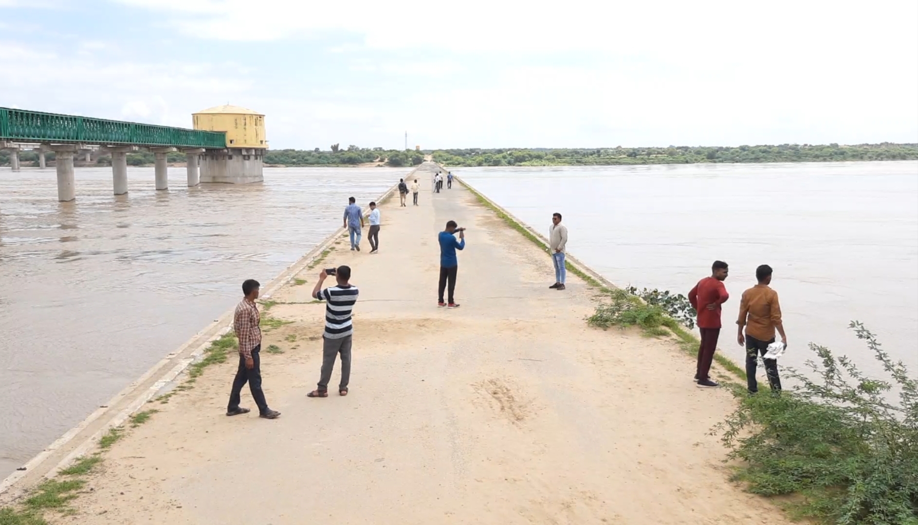 Chambal and Parvati river over flowing