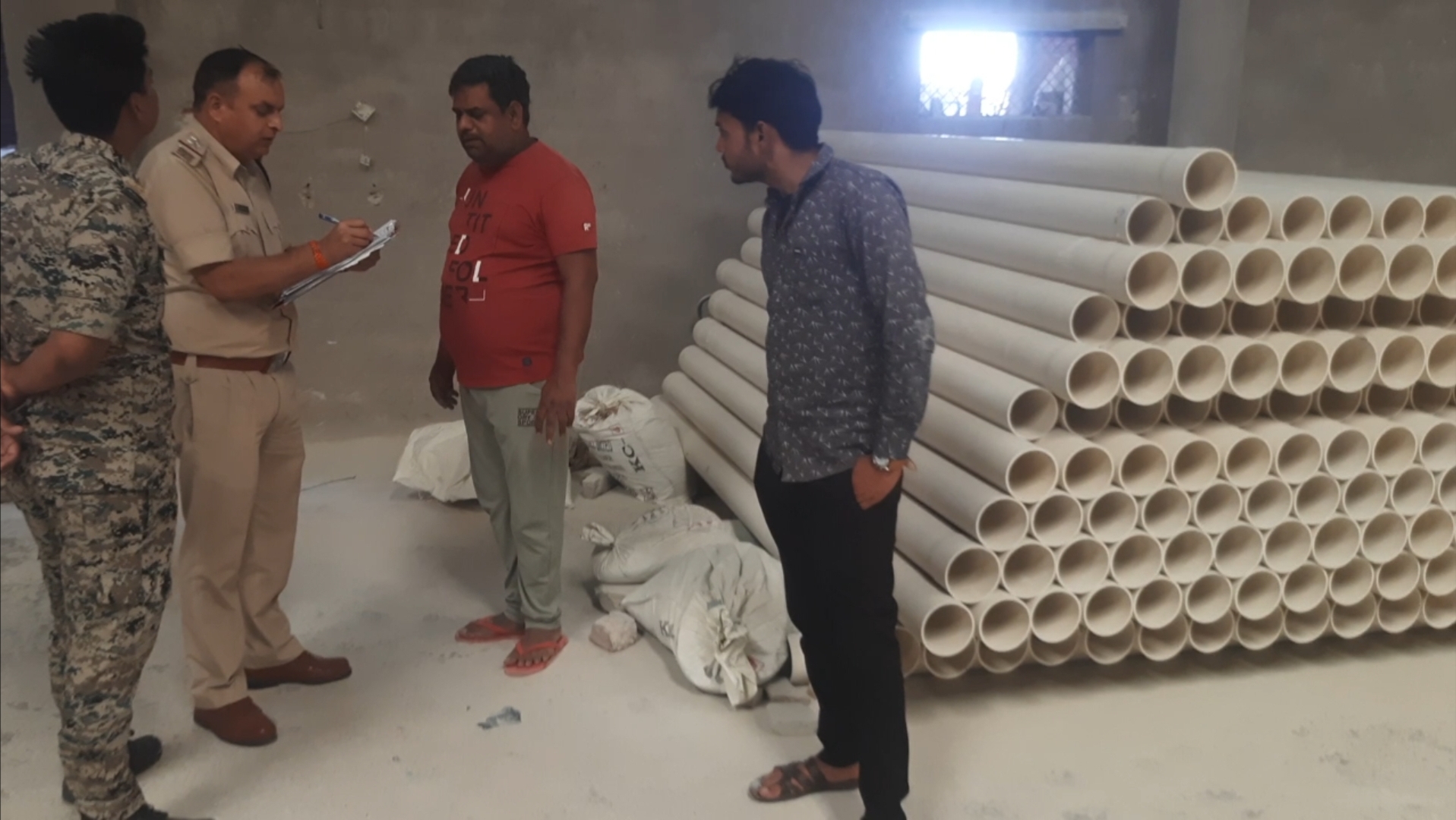 morena fake pipe factory seized by delhi team