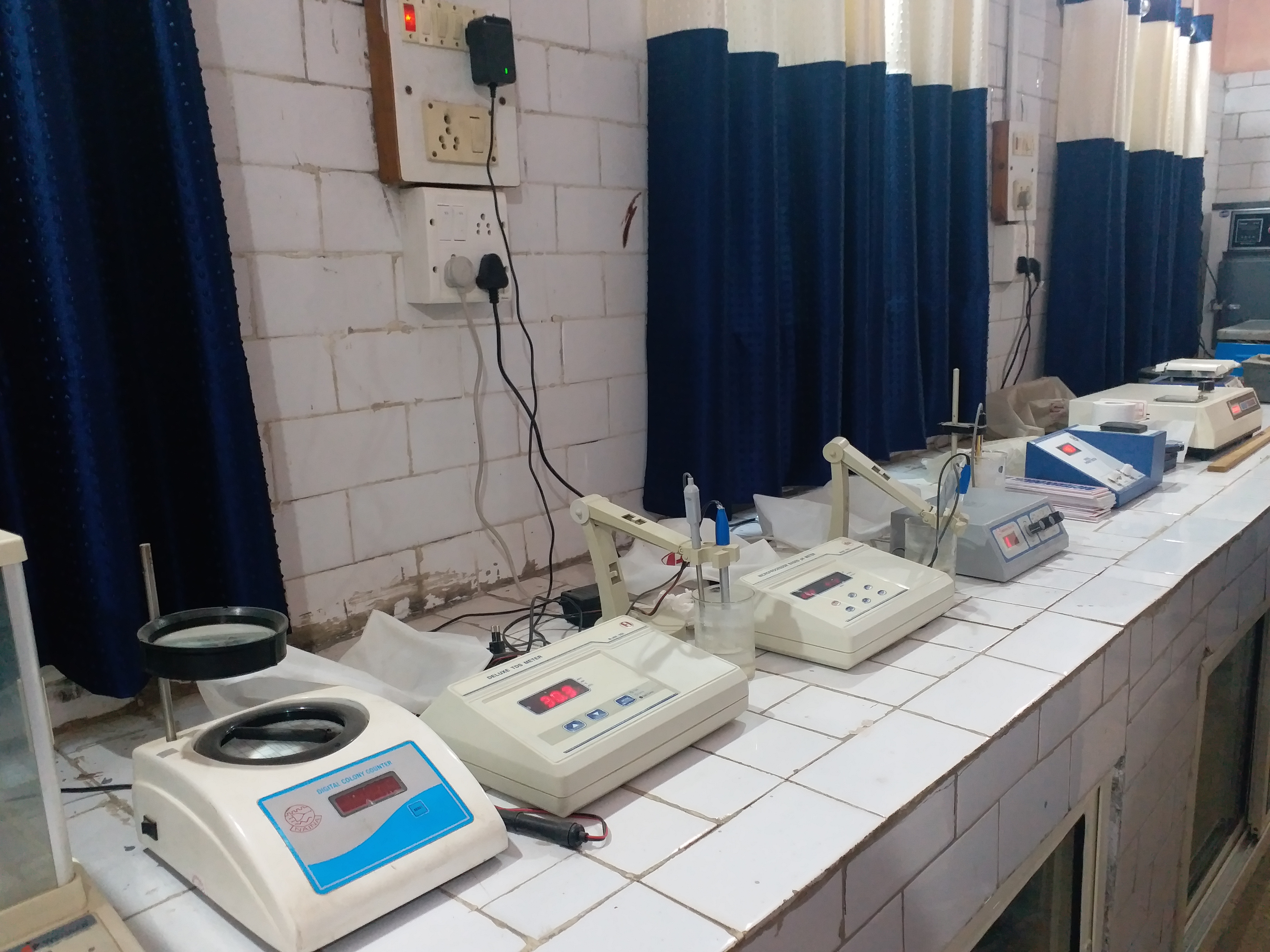 Drinking water testing equipment at Morena Water Testing Laboratory