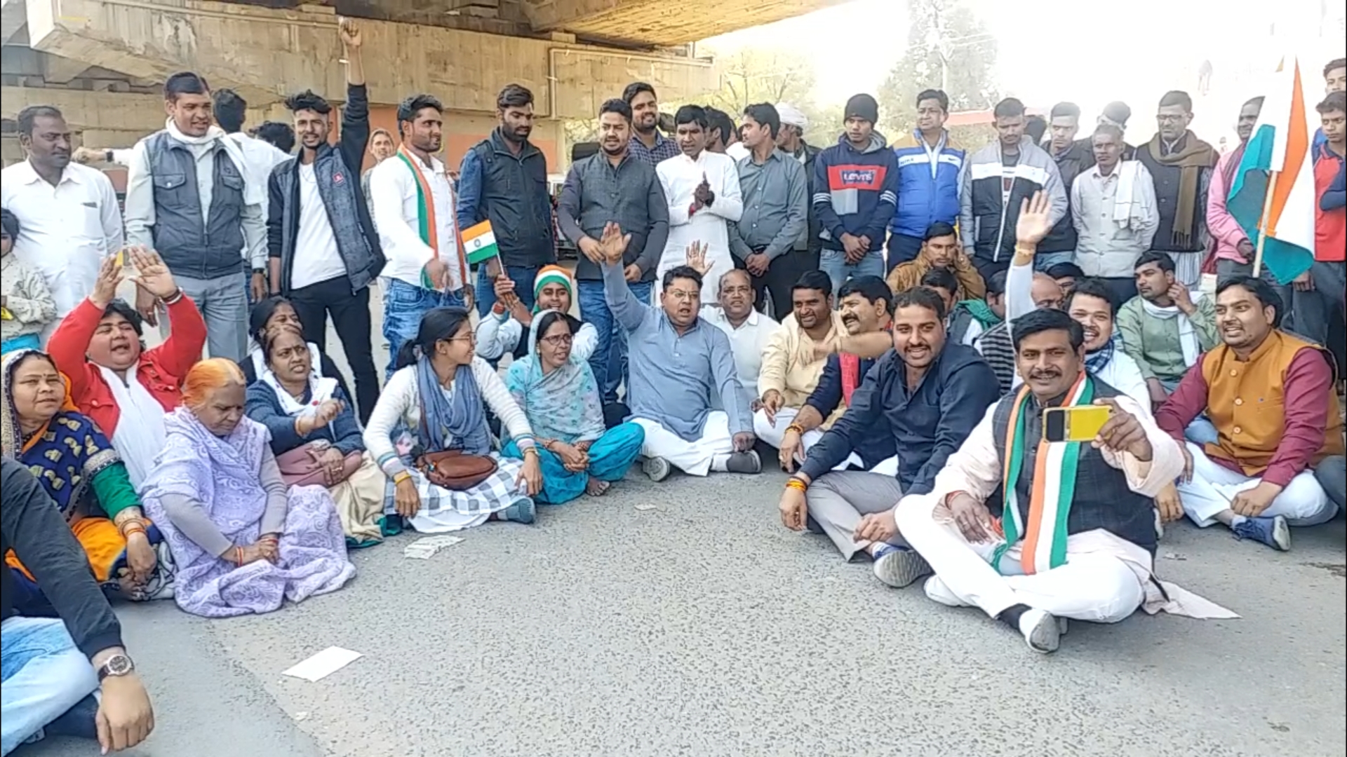Protest against agricultural bill