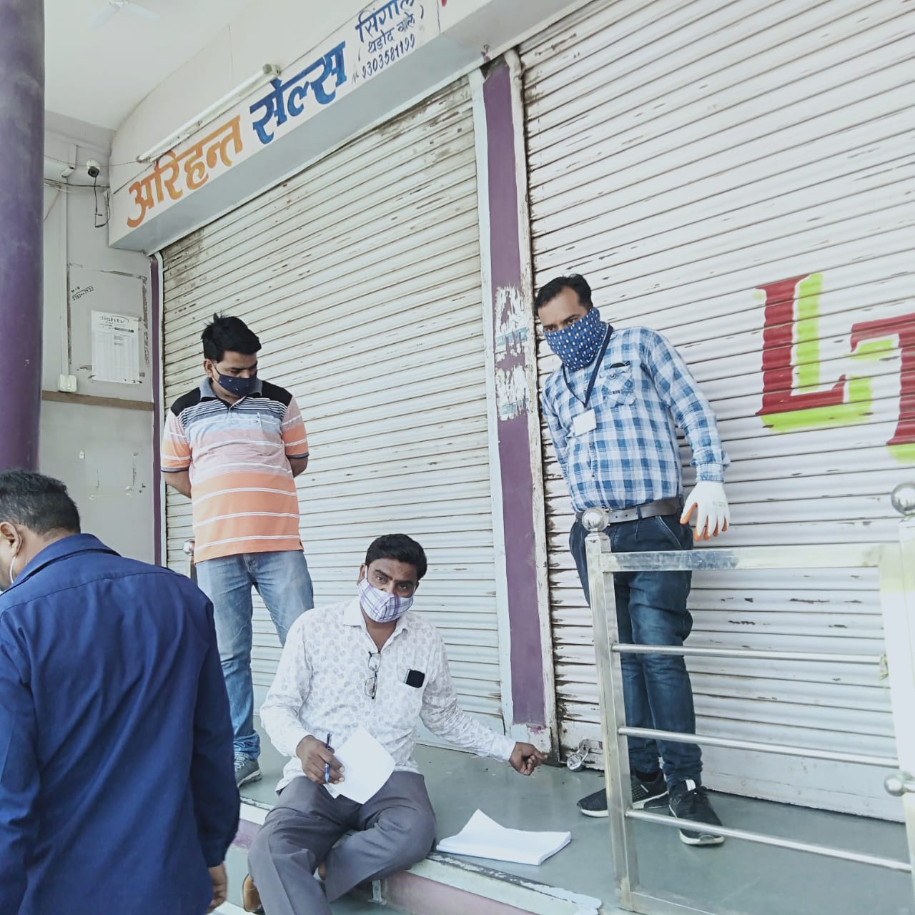 Action against shopkeepers