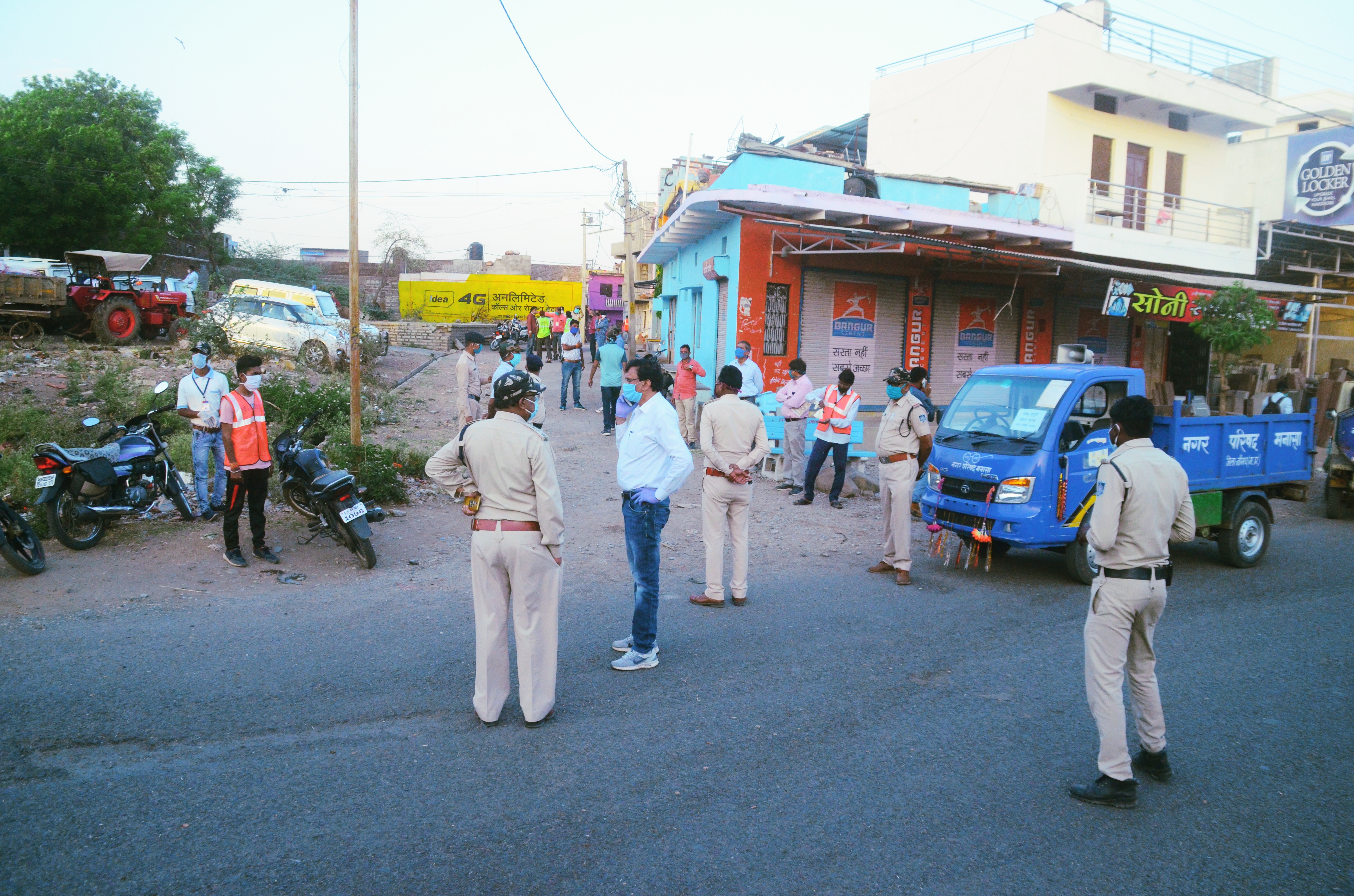 Mockdrill Rehearsal for Corona in Manasa neemuch