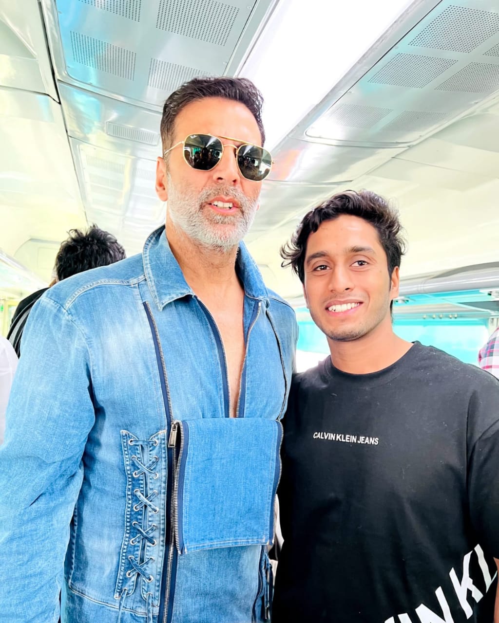 Himanshu Srivastava with Akshay Kumar