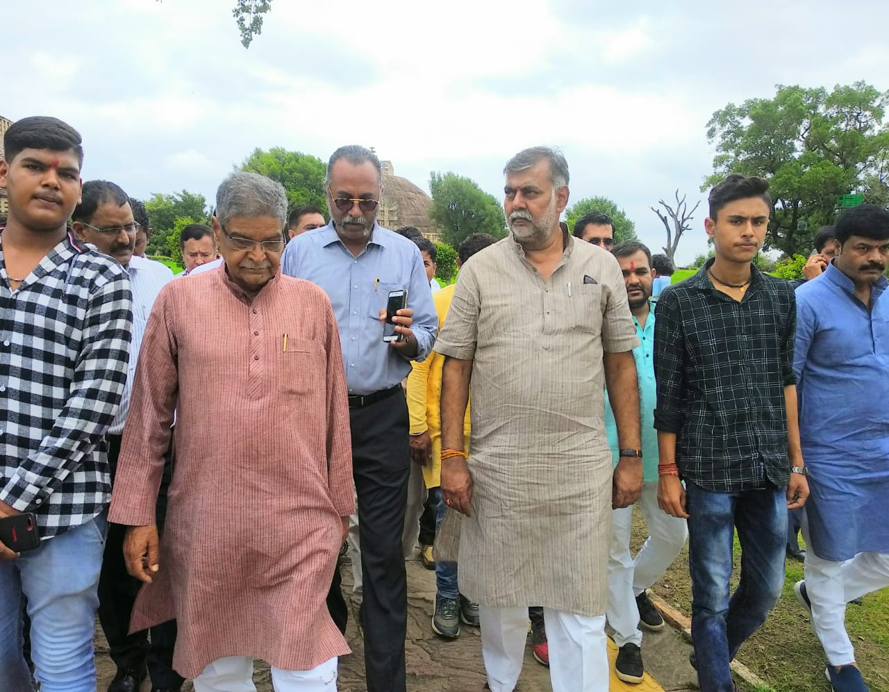 Minister Prahalad Patel visited Sanchi