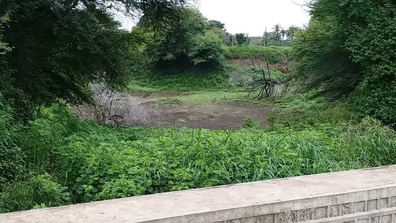 Water not flowing in river drains