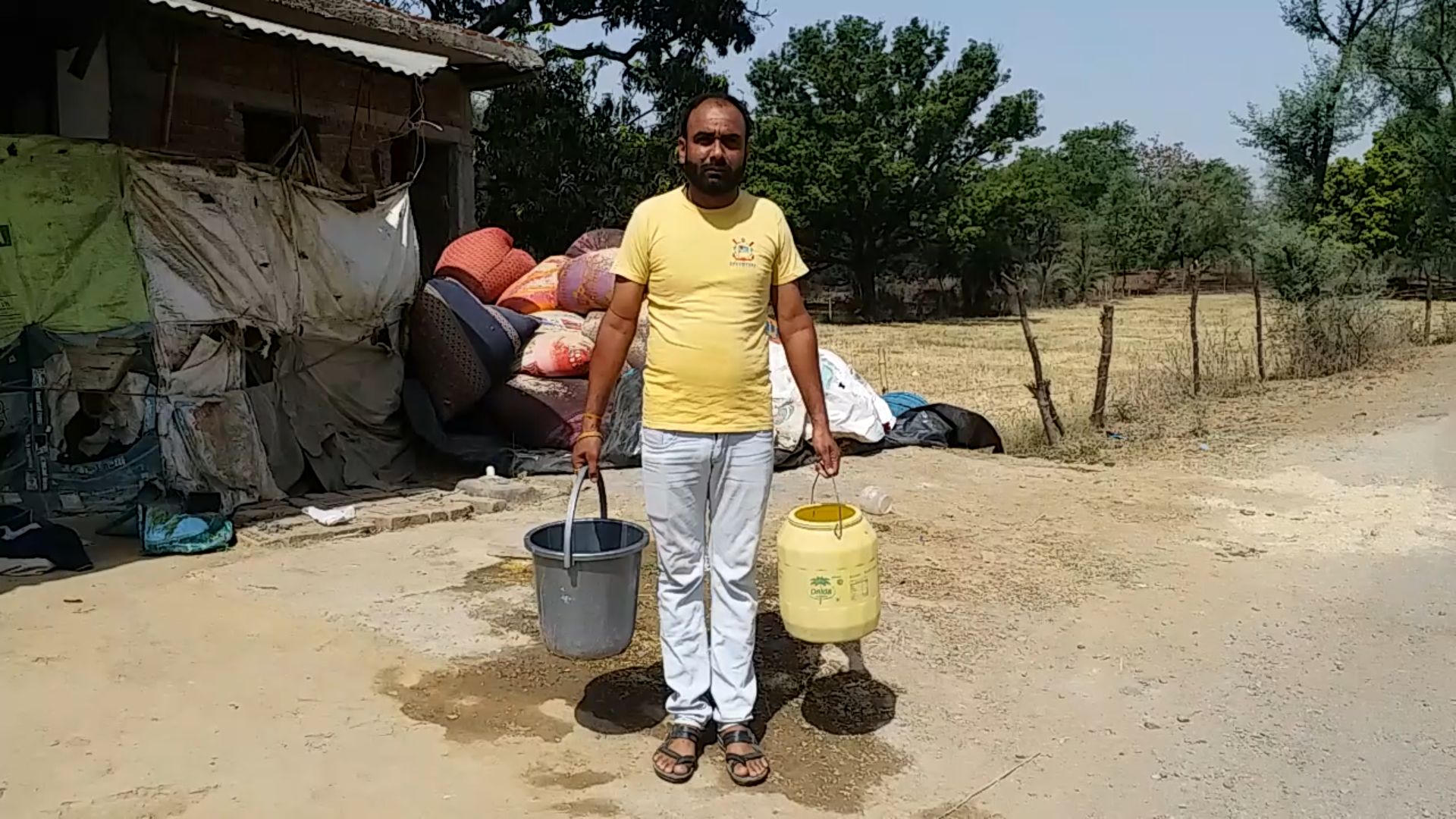 Villagers craving water drop by drop