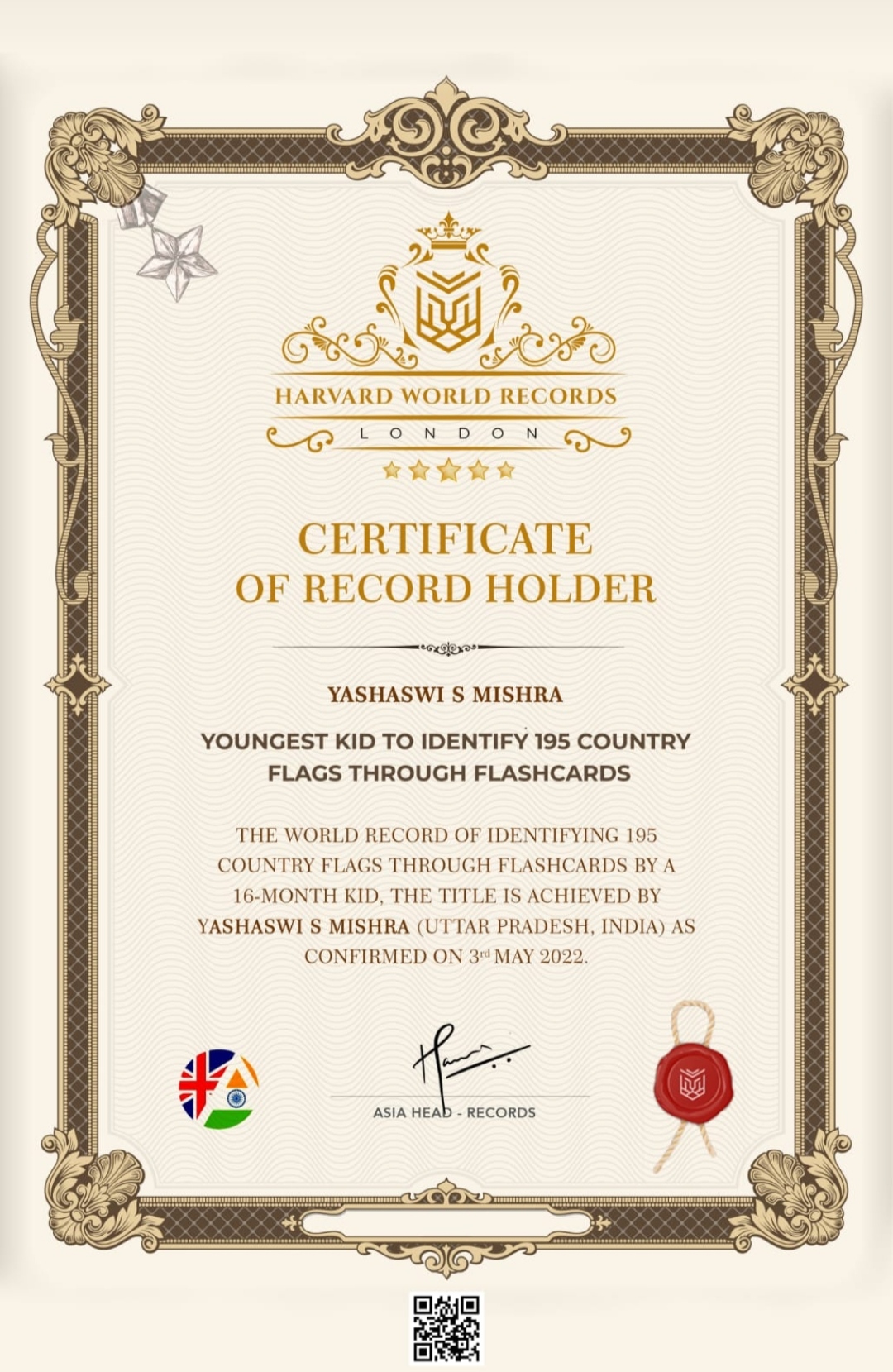 Rewa Howard Book of Records