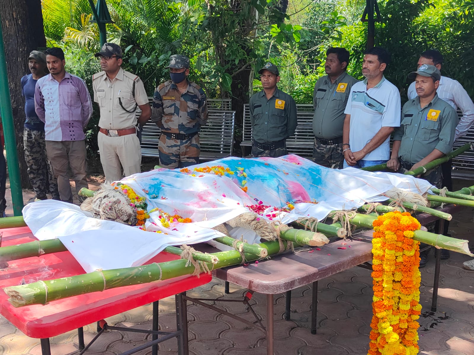 Vindhya last rites