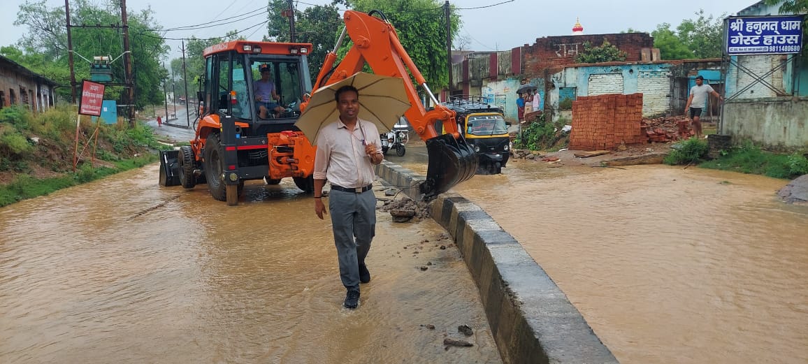 Heavy rain in many districts of MP