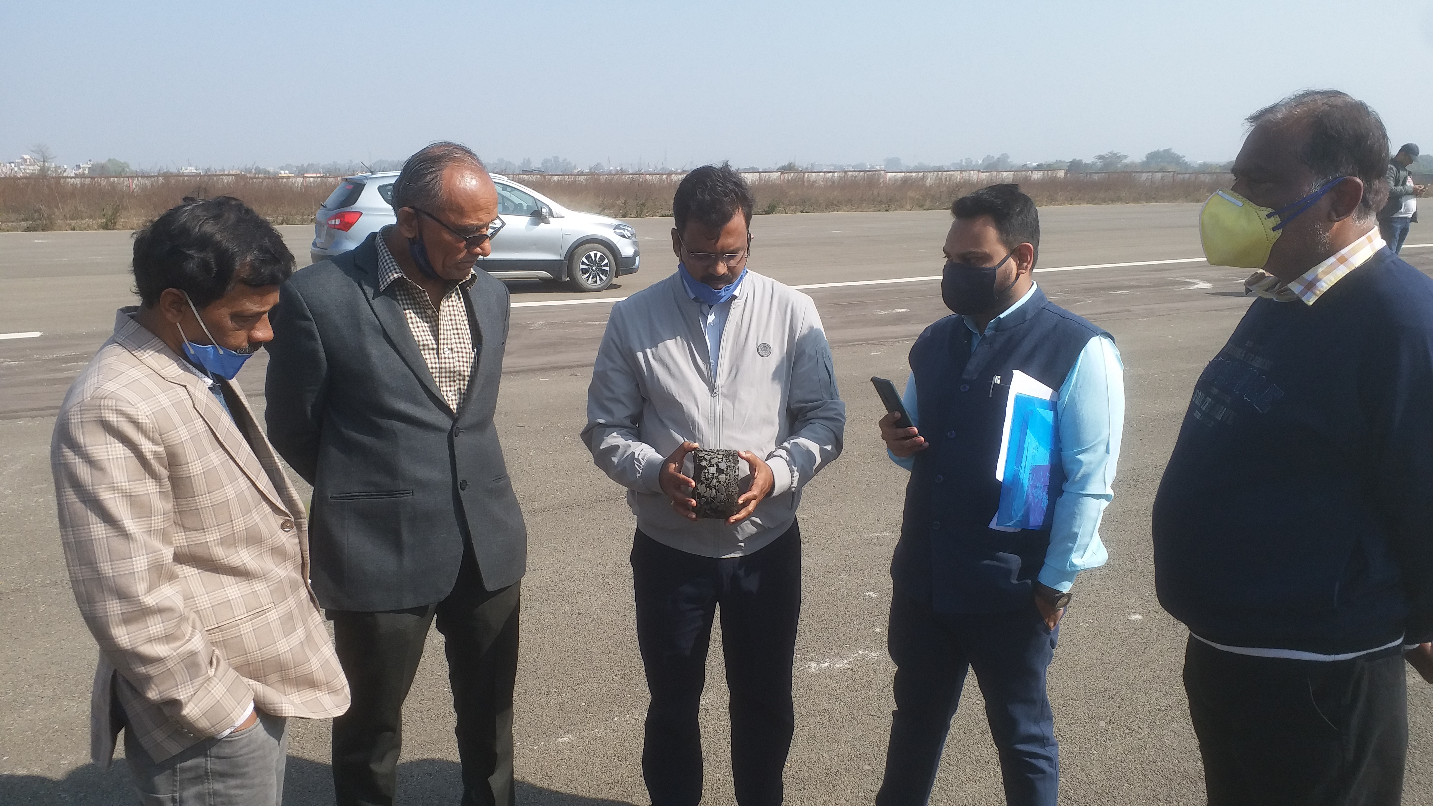 three member team of PWD arrived to investigate Satna airstrip