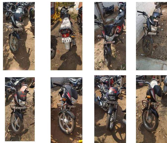 19 two wheelers seized