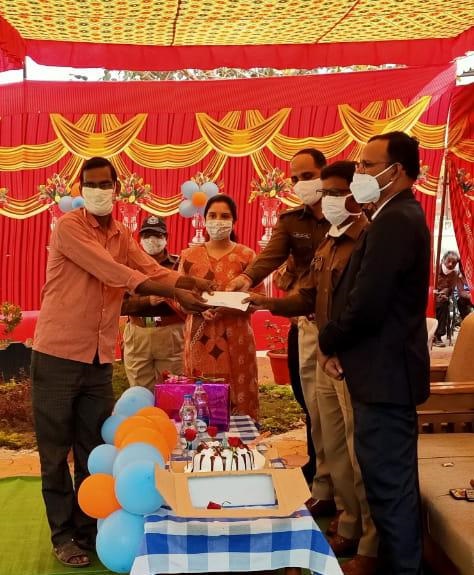 51 thousand rupees given to disabled girl