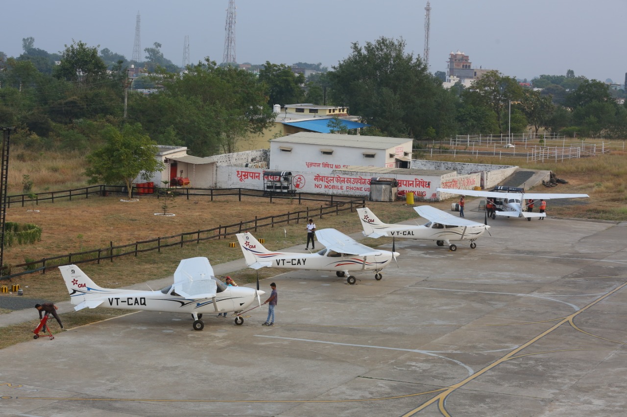 shivraj on sagar airport