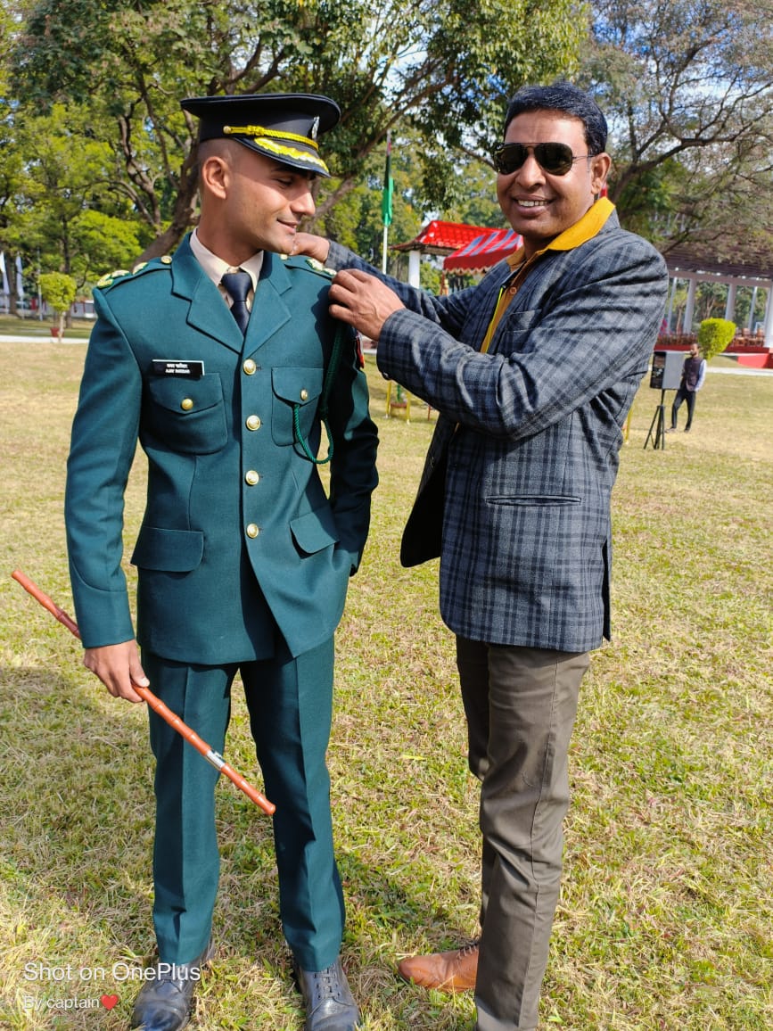 ajay patidar became an officer in army lieutenant in punjab police