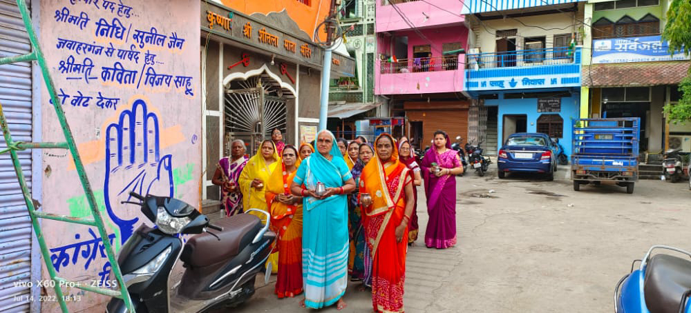 Worship of Tishala Mata in Sagar