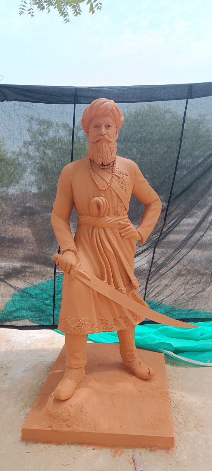 21 feet high statue of Lakha Banjara