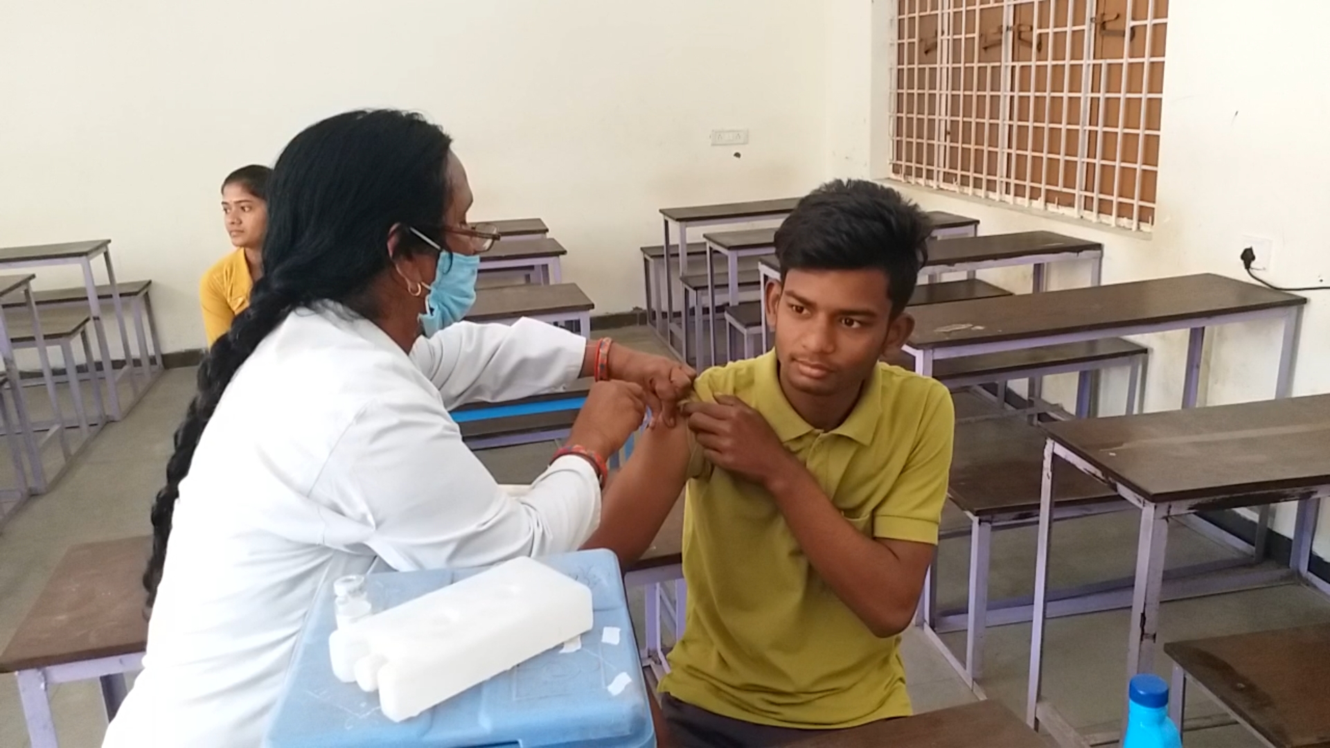 Children vaccination in Shahdol