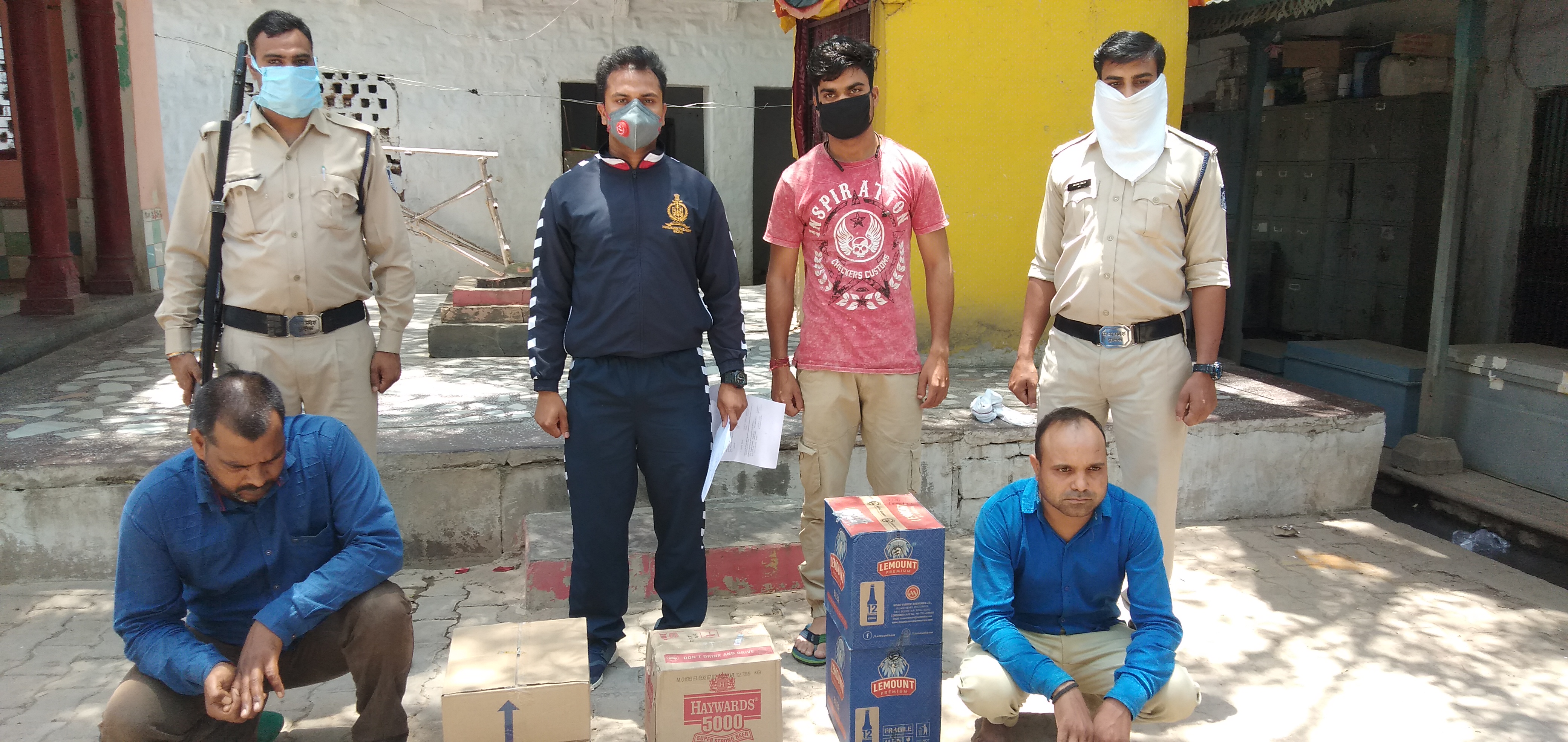 34 boxes of illegal liquor worth about 1 lakh 36 thousand caught by Sheopur police