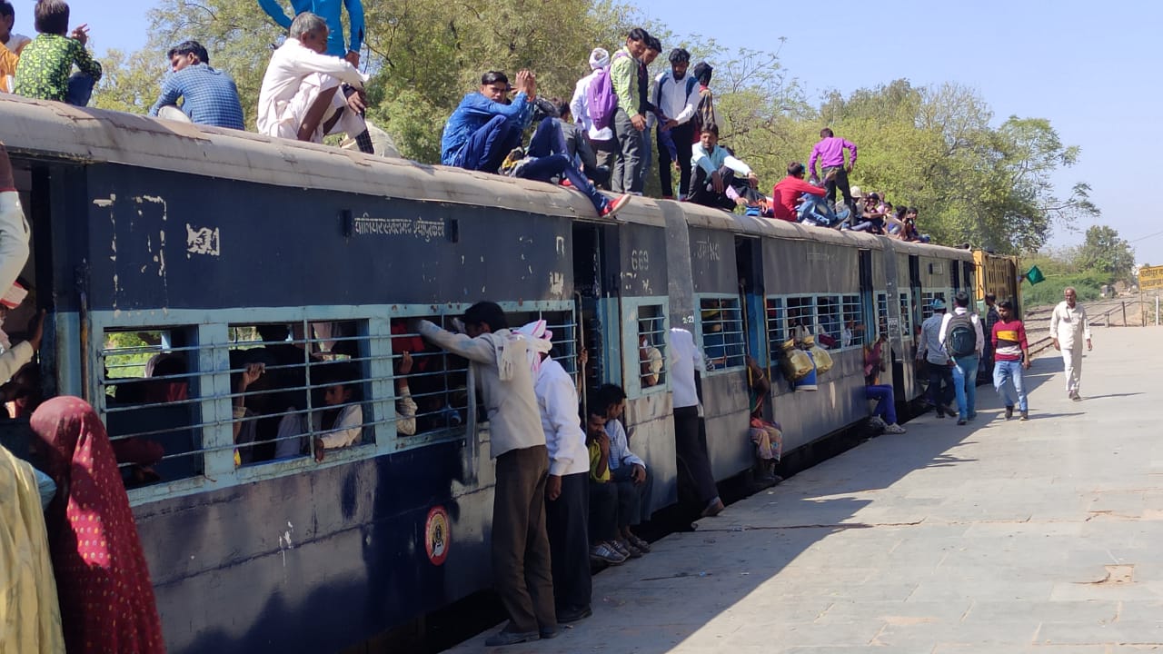 Silence at Sheopur railway station due to lock down