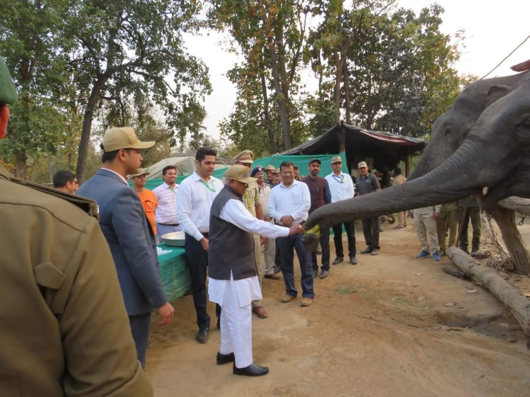 Governor visit Sanjay Tiger Reserve