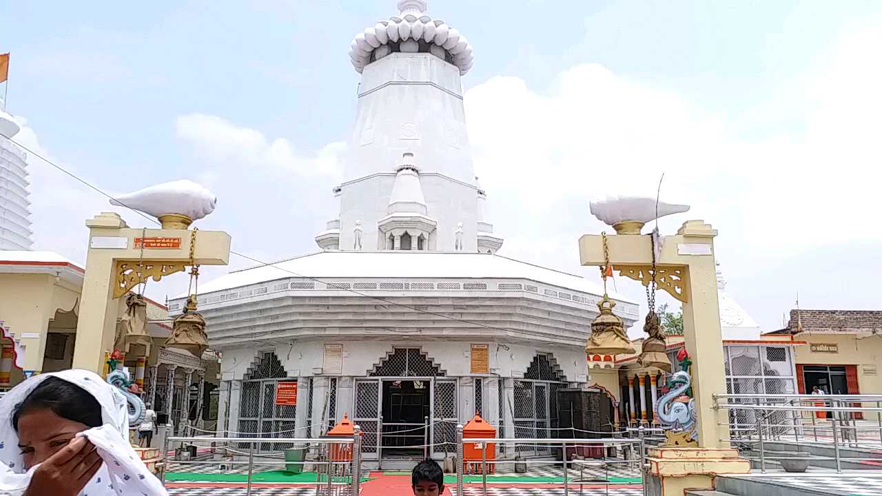 Devotees in temple