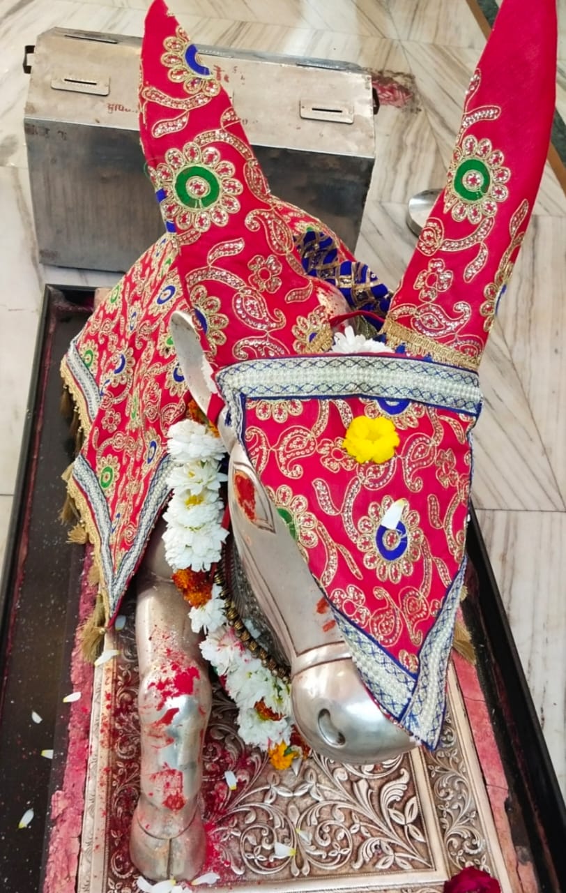 Ujjain Mahakaleshwar temple Baba Mahakal makeup on 7 March 2022