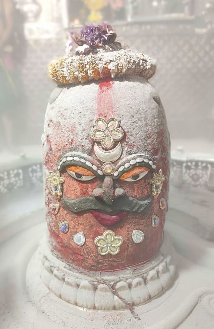 Ujjain Mahakaleshwar temple Baba Mahakal makeup on 23 March 2022