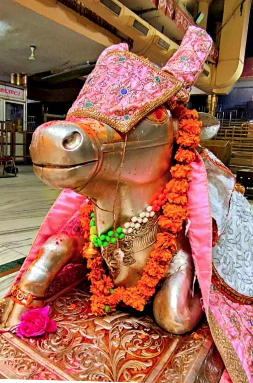 Ujjain Mahakaleshwar temple Baba Mahakal makeup on 1 July 2022