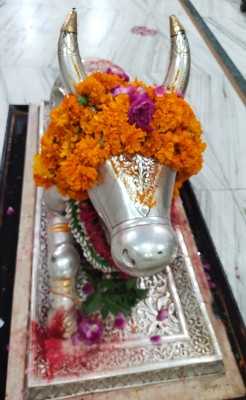 Ujjain Mahakaleshwar temple Baba Mahakal makeup on 3 August 2022