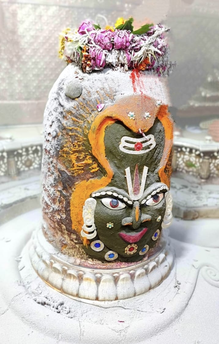 Ujjain Mahakaleshwar temple Baba Mahakal makeup on 3 August 2022