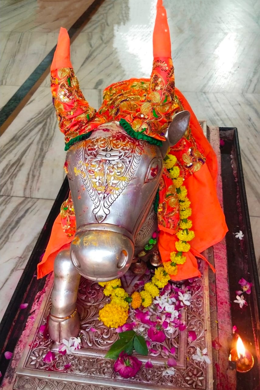 Ujjain Mahakaleshwar temple Baba Mahakal makeup on 8 July 2022