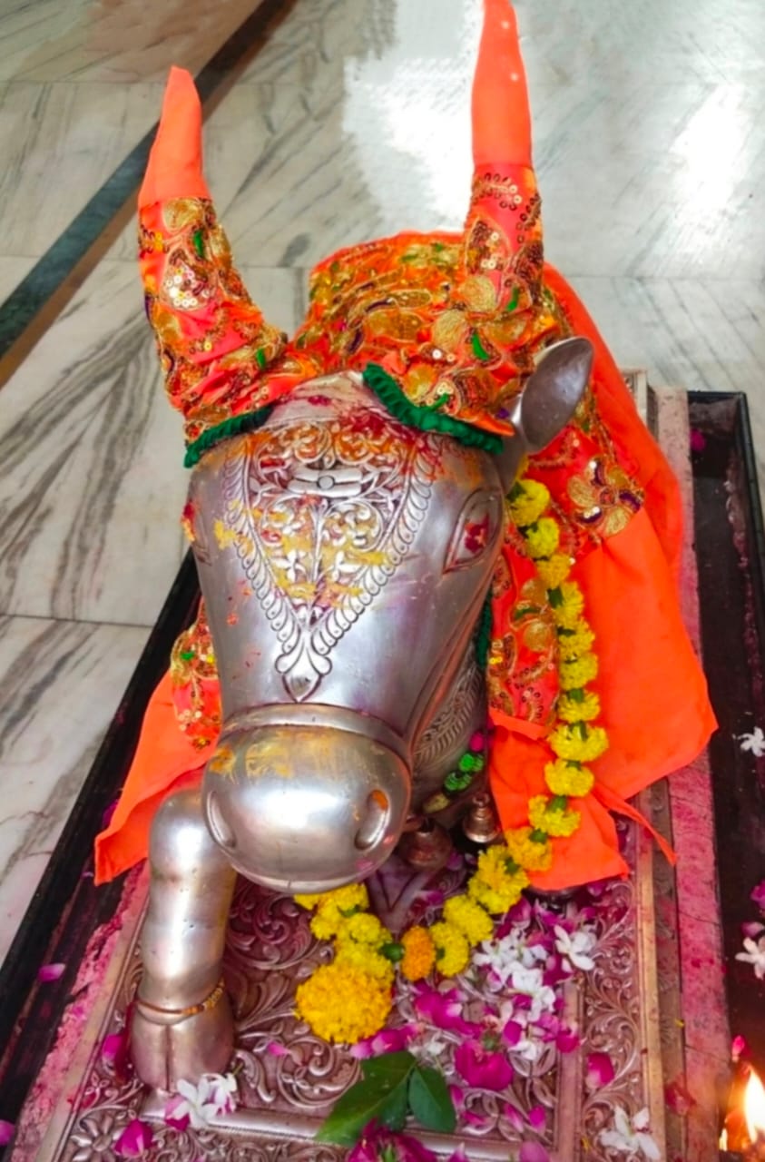 Ujjain Mahakaleshwar temple Baba Mahakal makeup on 12 July 2022