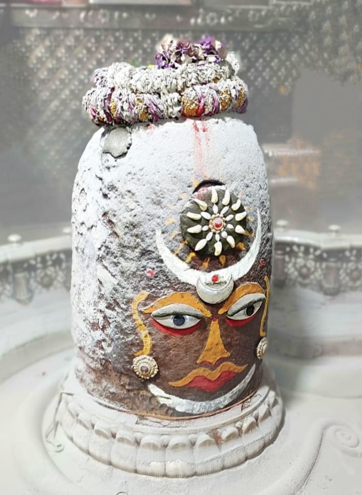 Ujjain Mahakaleshwar temple Baba Mahakal makeup on 27 March 2022