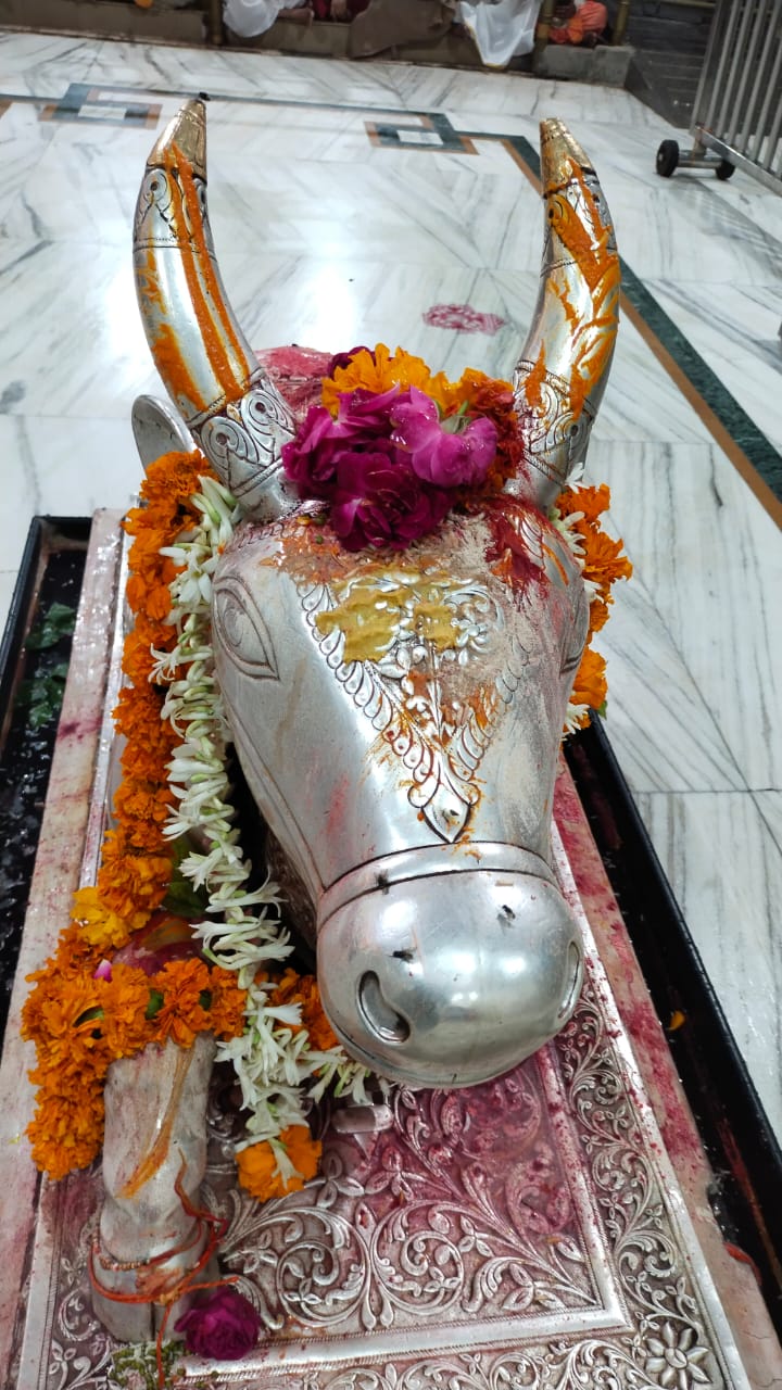 Ujjain Mahakaleshwar temple Baba Mahakal makeup on 27 July 2022